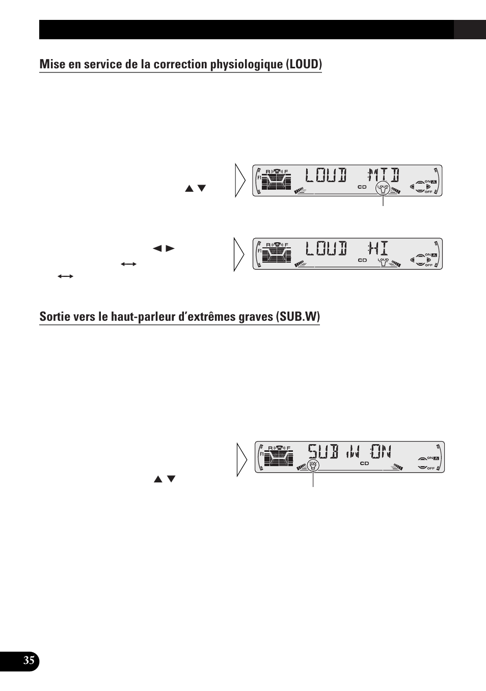 Réglages du son | Pioneer DEH-P33 User Manual | Page 80 / 136