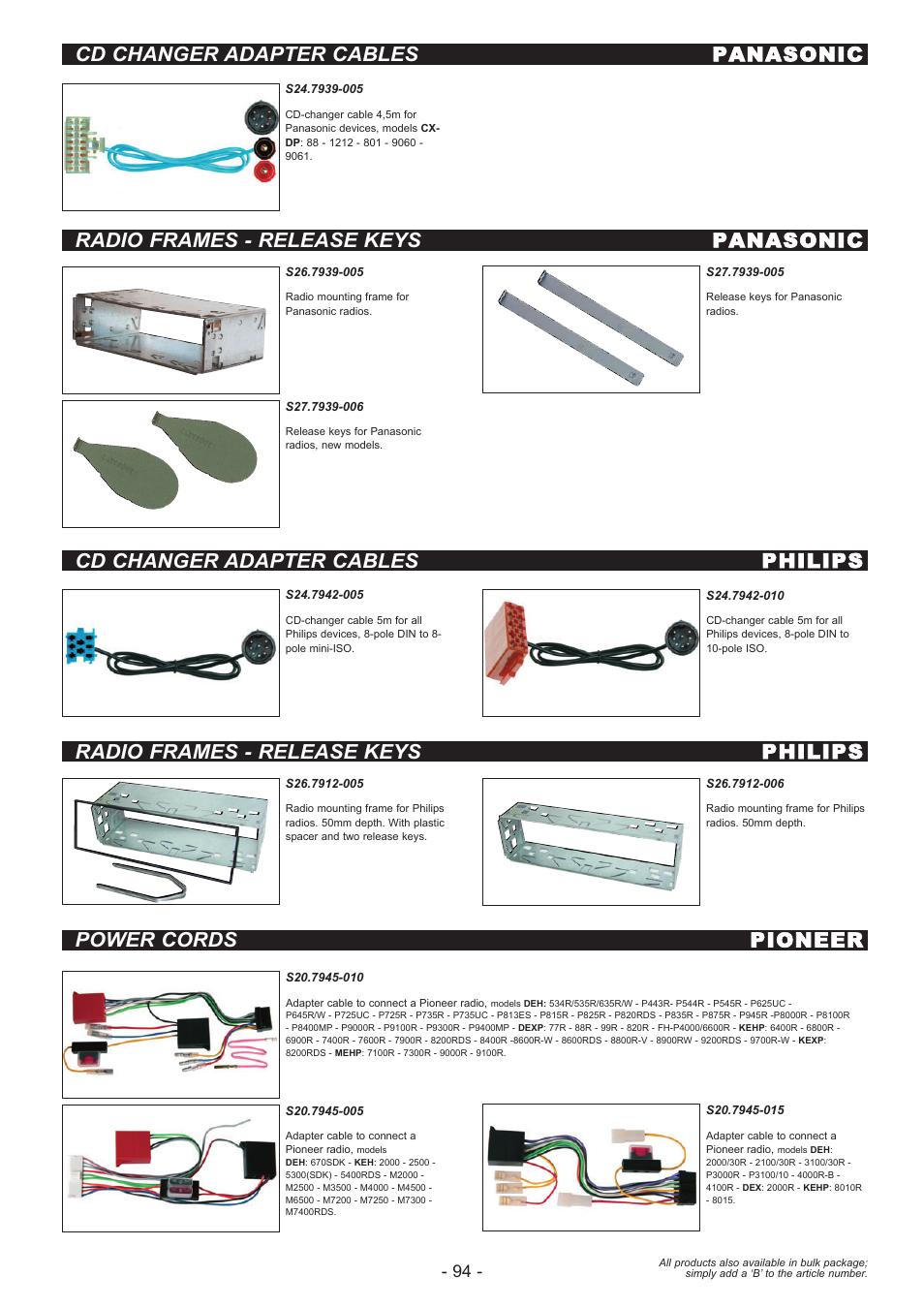 Pioneer S20.7945-010 User Manual | 3 pages