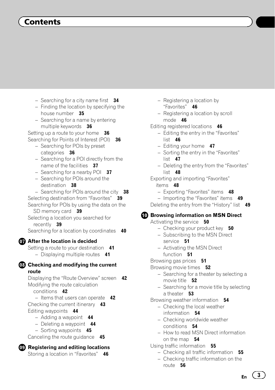 Pioneer AVIC-Z120BT User Manual | Page 3 / 228