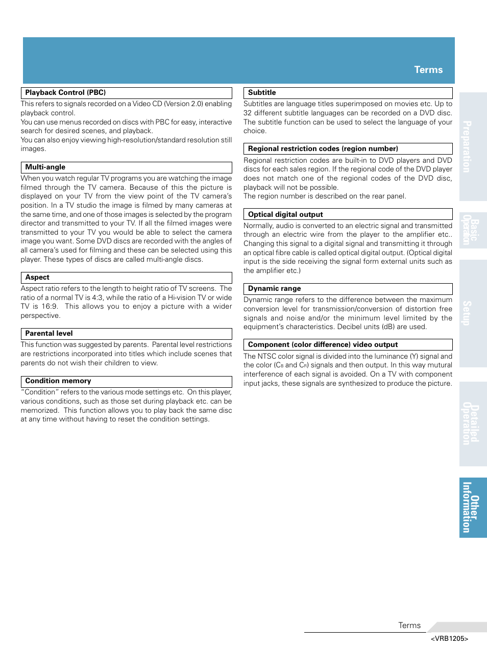 Pioneer DV-05 User Manual | Page 57 / 62