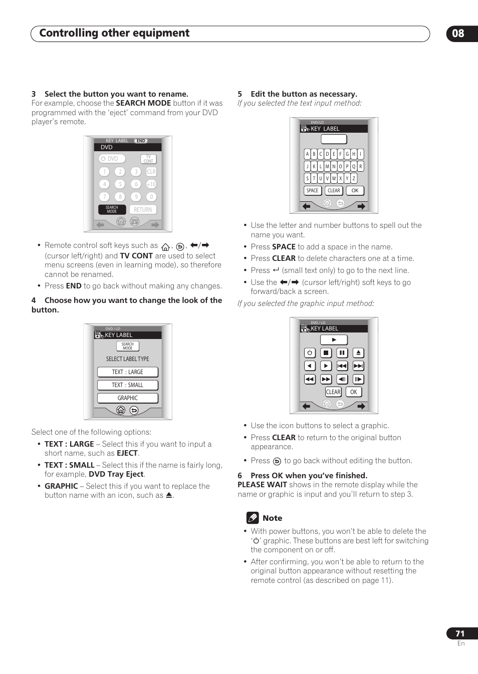 Controlling other equipment 08 | Pioneer VSX-59TXi User Manual | Page 71 / 112