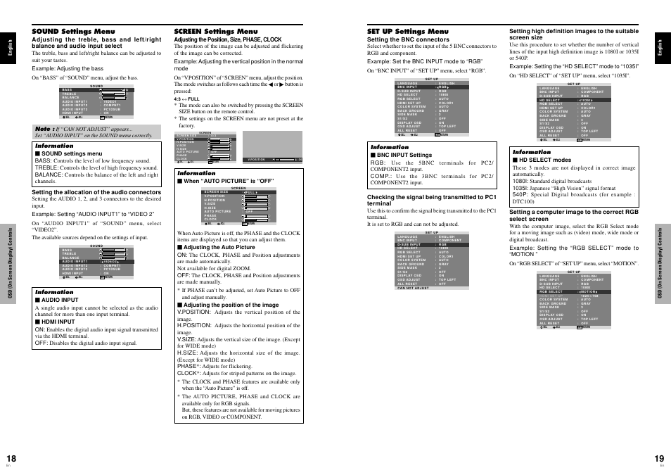 Pioneer Elite PureVision PRO 1410HD User Manual | Page 13 / 19