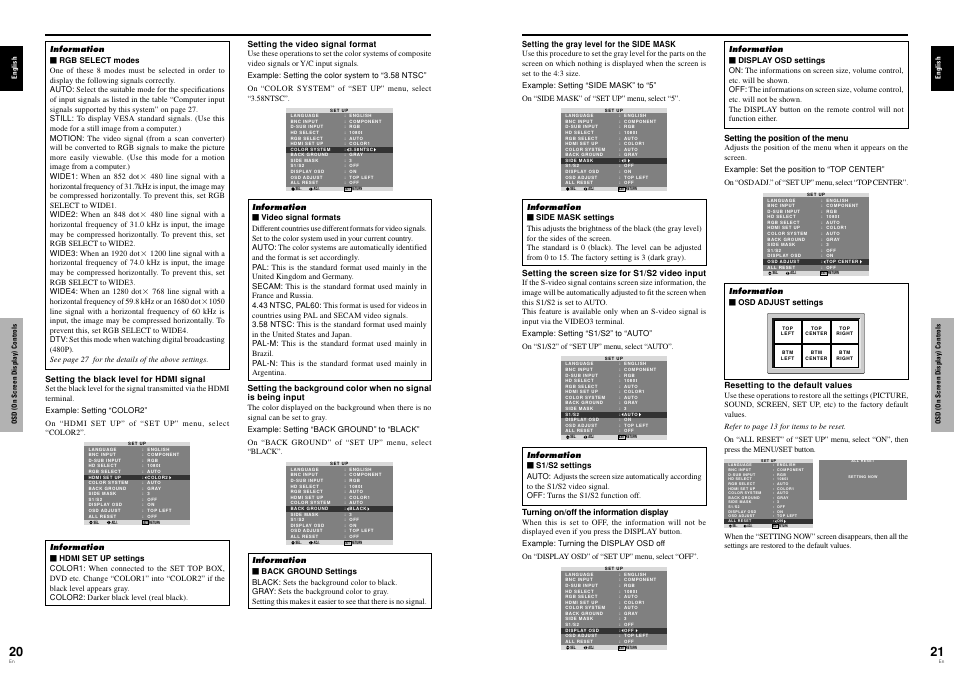 Pioneer Elite PureVision PRO 1410HD User Manual | Page 14 / 19