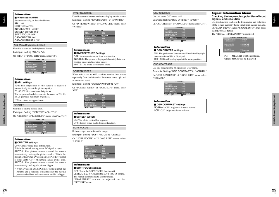 Pioneer Elite PureVision PRO 1410HD User Manual | Page 16 / 19