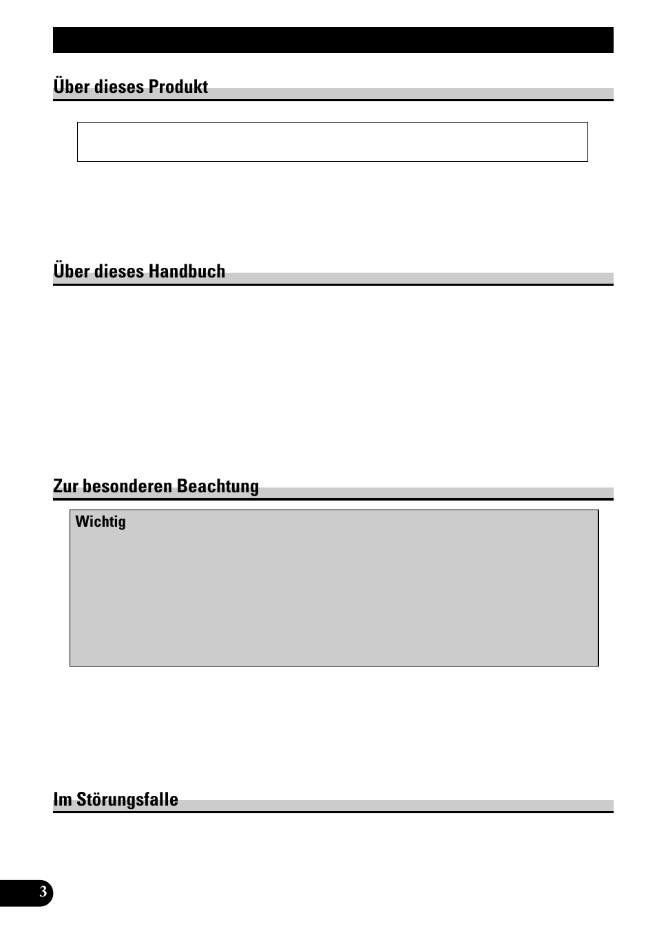 Vor gebrauch dieses produkts, Über dieses produkt, Über dieses handbuch | Zur besonderen beachtung, Im störungsfalle | Pioneer KEH-P1010R User Manual | Page 60 / 88