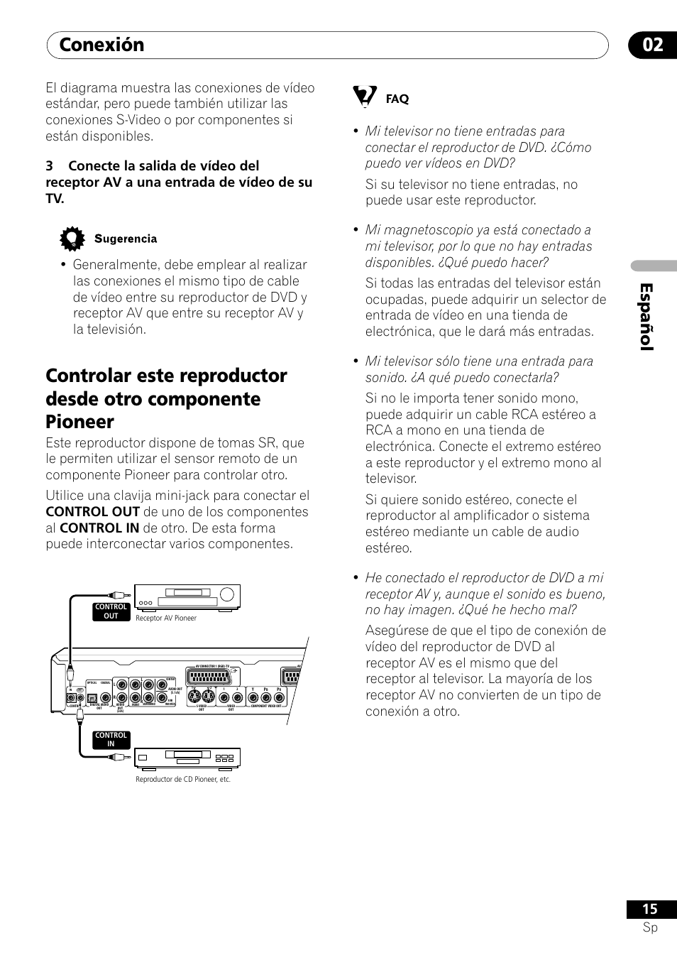 Conexión 02, Español | Pioneer VRD1160-A User Manual | Page 89 / 148