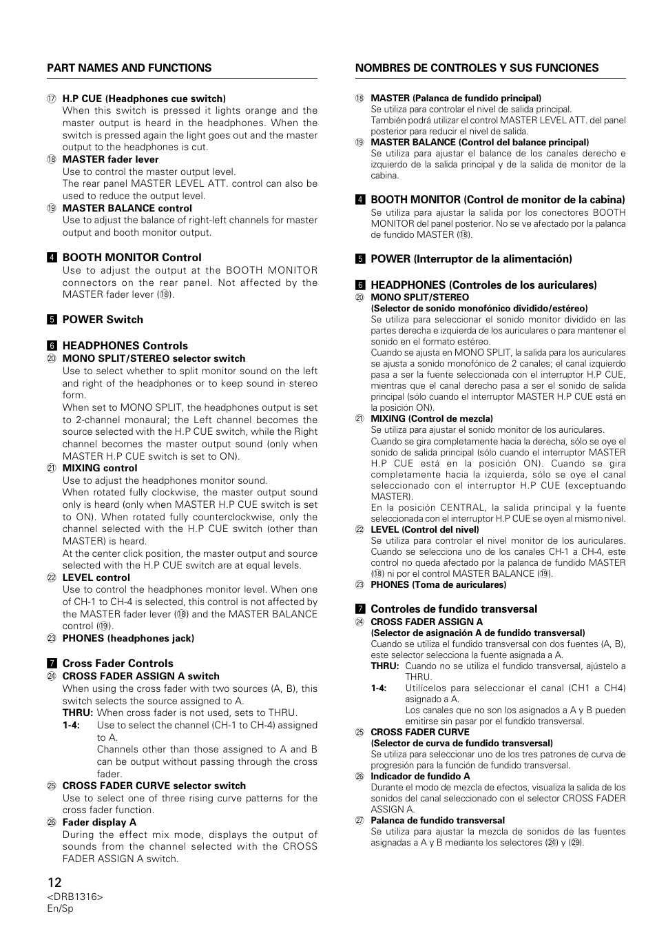 Pioneer DJM-300 User Manual | Page 12 / 64