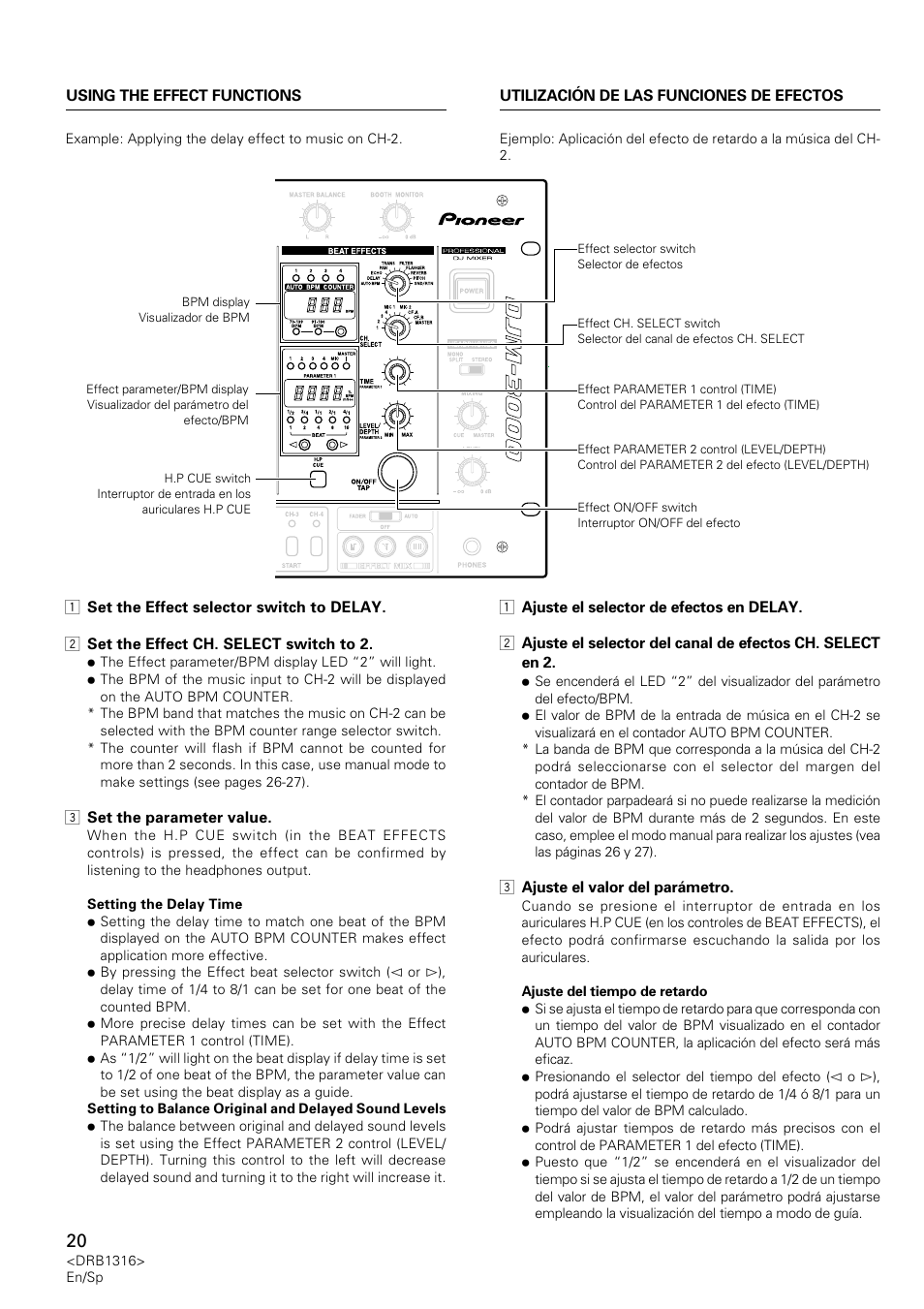 Pioneer DJM-300 User Manual | Page 20 / 64