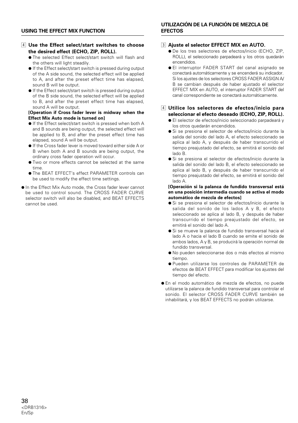 Pioneer DJM-300 User Manual | Page 38 / 64