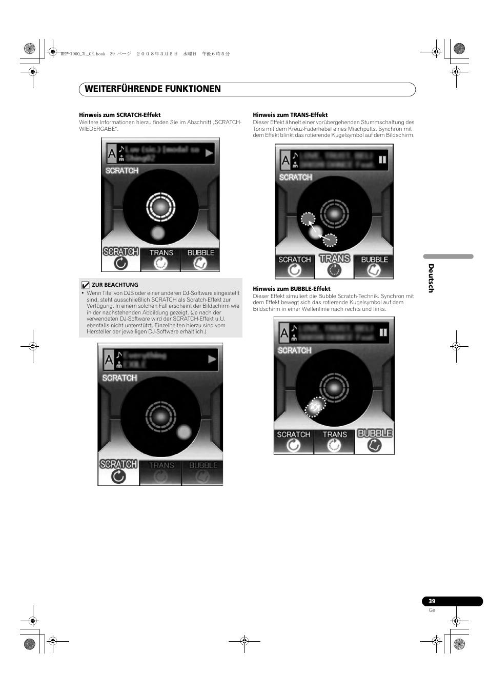 Weiterführende funktionen | Pioneer MEP-7000 User Manual | Page 175 / 206