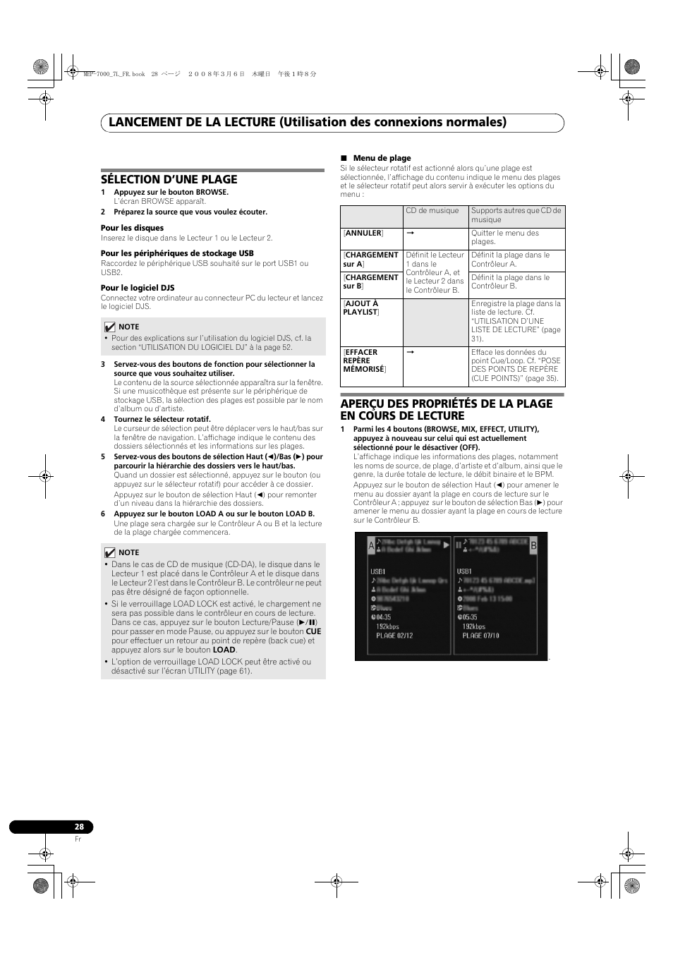 Sélection d’une plage | Pioneer MEP-7000 User Manual | Page 96 / 206