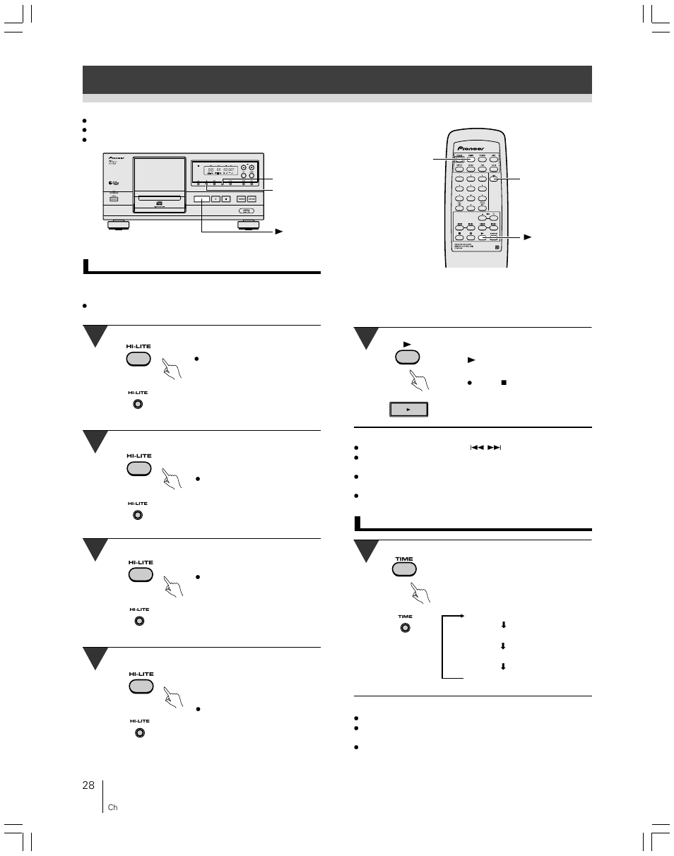Pioneer file-type compact disc player PD-F507 User Manual | Page 28 / 30