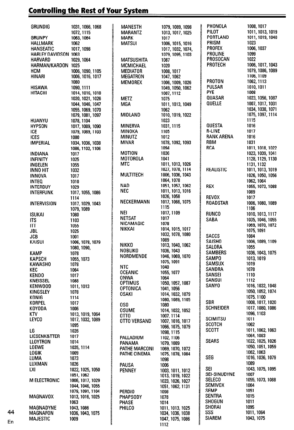 Scon, Controlling the rest of your system | Pioneer VSX-D710S User Manual | Page 44 / 53