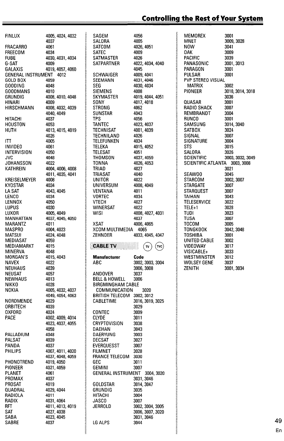 Controlling the rest of your system | Pioneer VSX-D710S User Manual | Page 49 / 53