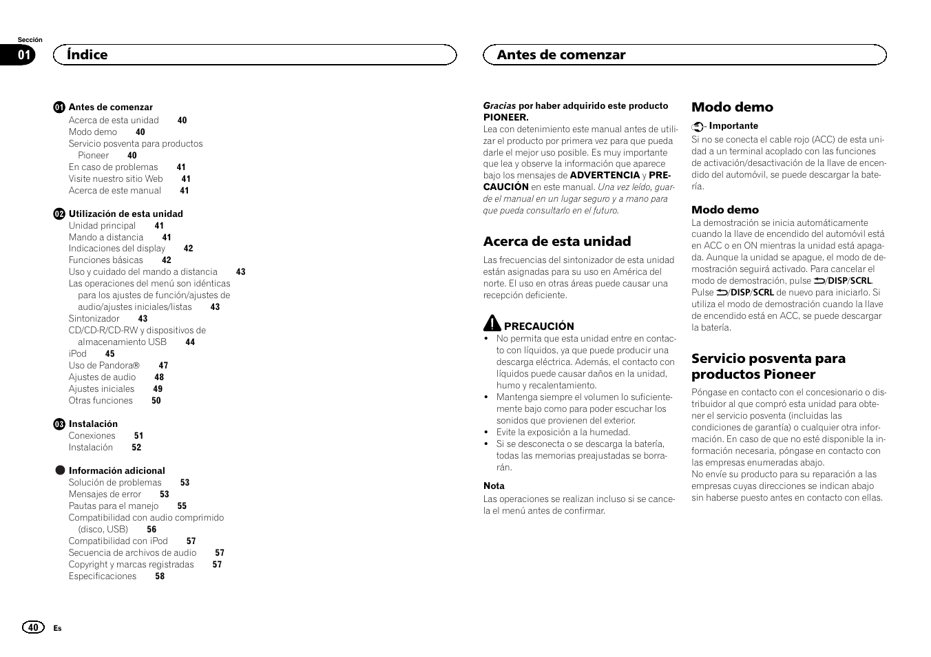 Pioneer DEH-6300UB User Manual | Page 40 / 60