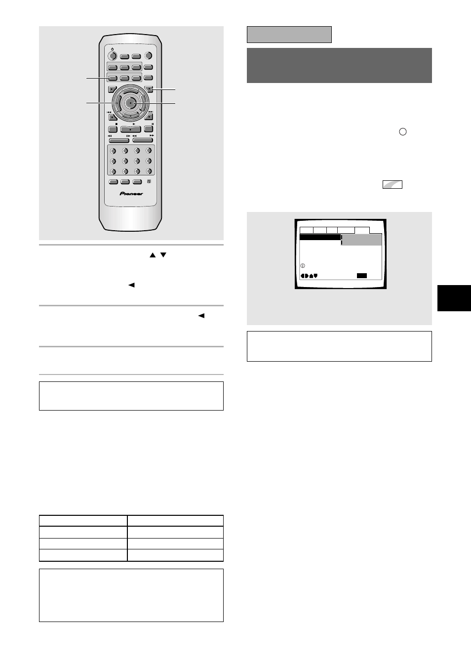 Mode, Changing to the setup screen “expert” menu mode, Important | Adjusting audio and video settings, Press setup to close the setup screen, The setup screen closes, Settings: expert basic | Pioneer DV-333 User Manual | Page 25 / 56