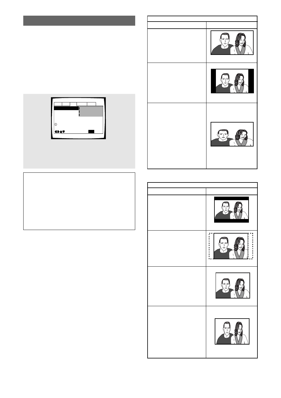 Setting the tv screen size, Differences in screen sizes and dvd formats | Pioneer DV-333 User Manual | Page 28 / 56