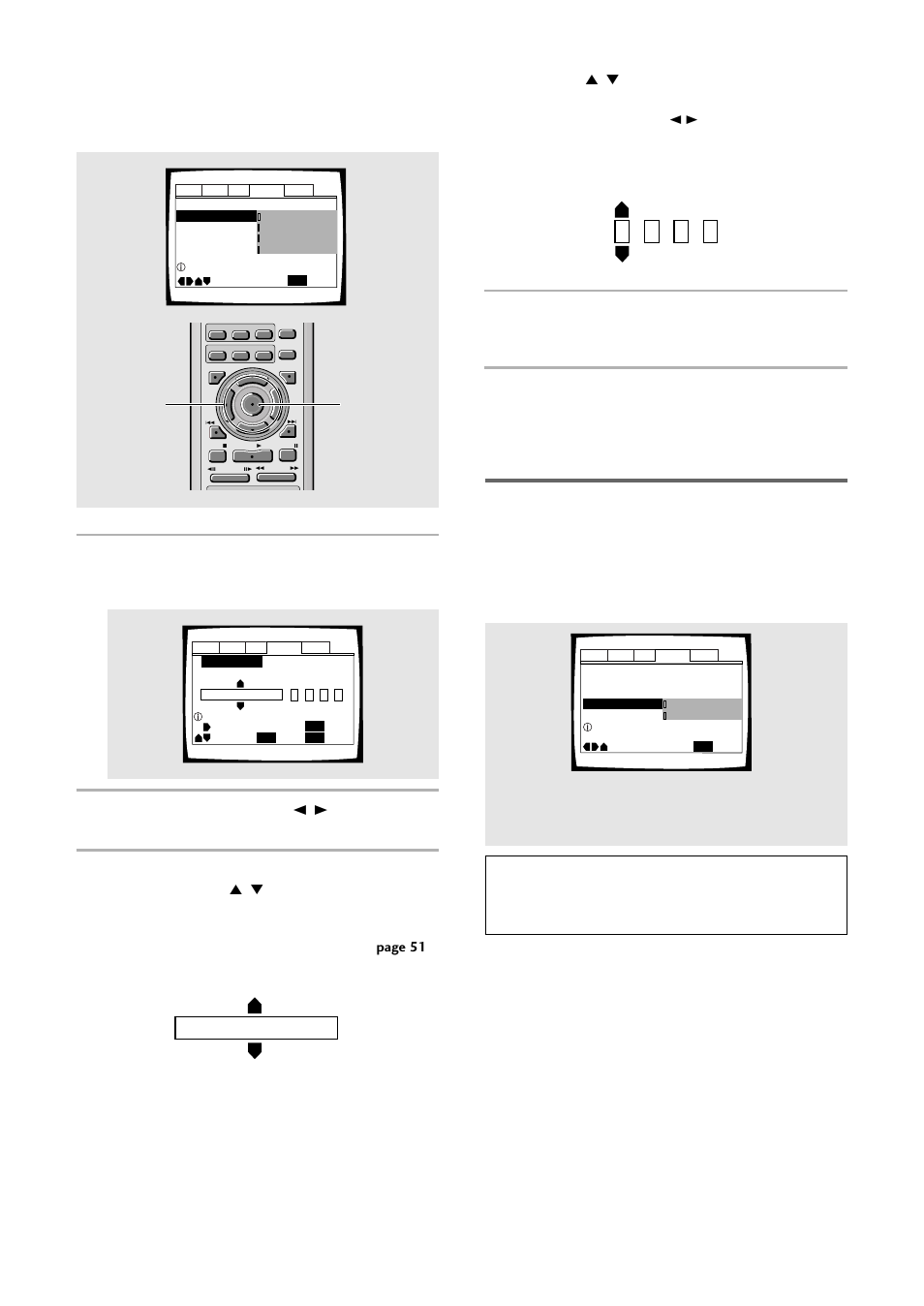 Ja: japanese list of languages, When “other” is selected, Press enter to set the new language | Language code list, The language selection screen appears, On page 51 | Pioneer DV-333 User Manual | Page 34 / 56