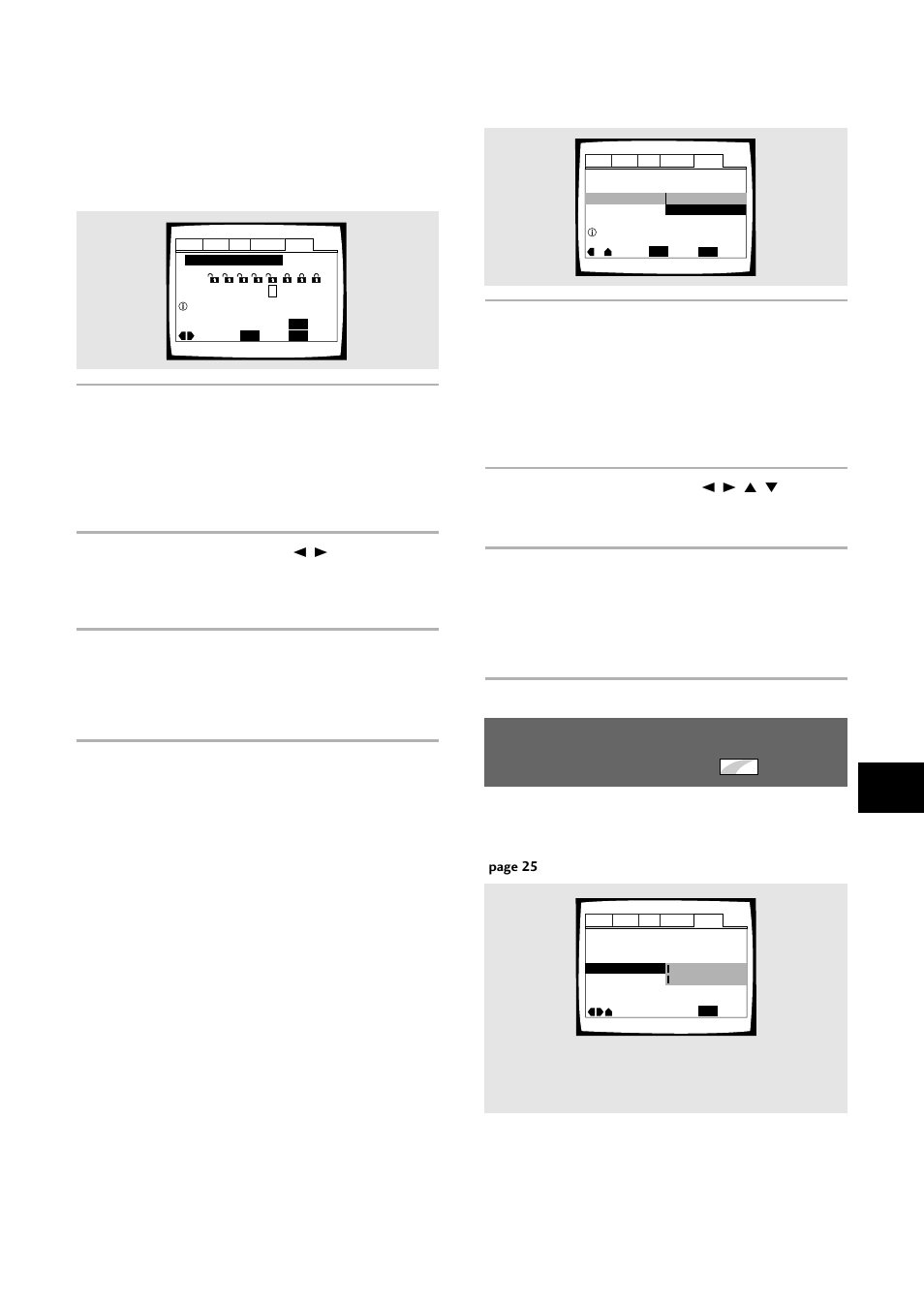 Of the screen, Changing the background color of the screen, Adv anced functions | Changing the password, Setting the parental lock level, Press enter to set the new level | Pioneer DV-333 User Manual | Page 37 / 56