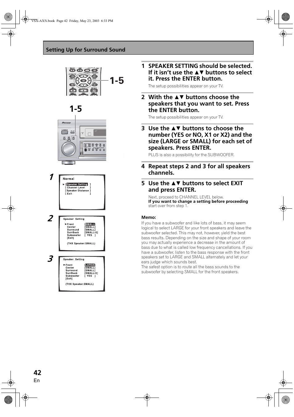 Pioneer VSX-AX5i-G User Manual | Page 42 / 120