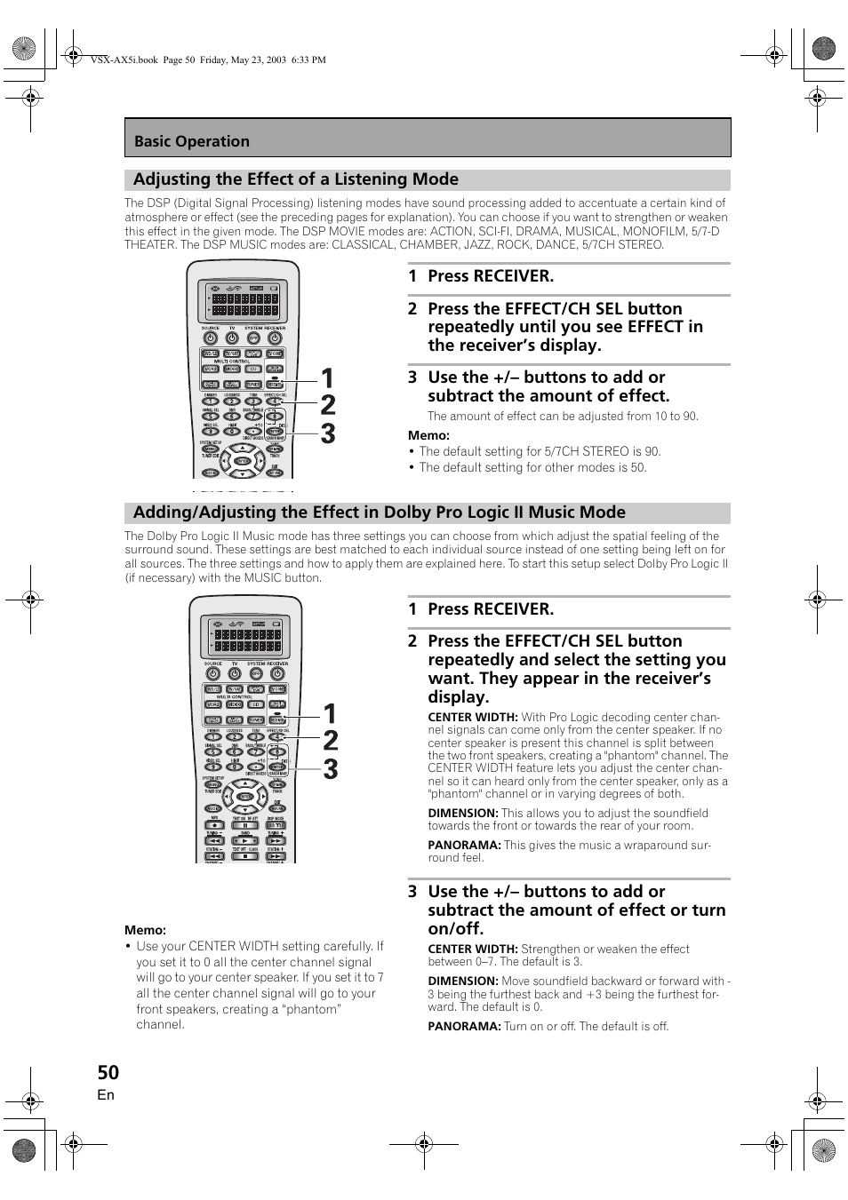 Pioneer VSX-AX5i-G User Manual | Page 50 / 120