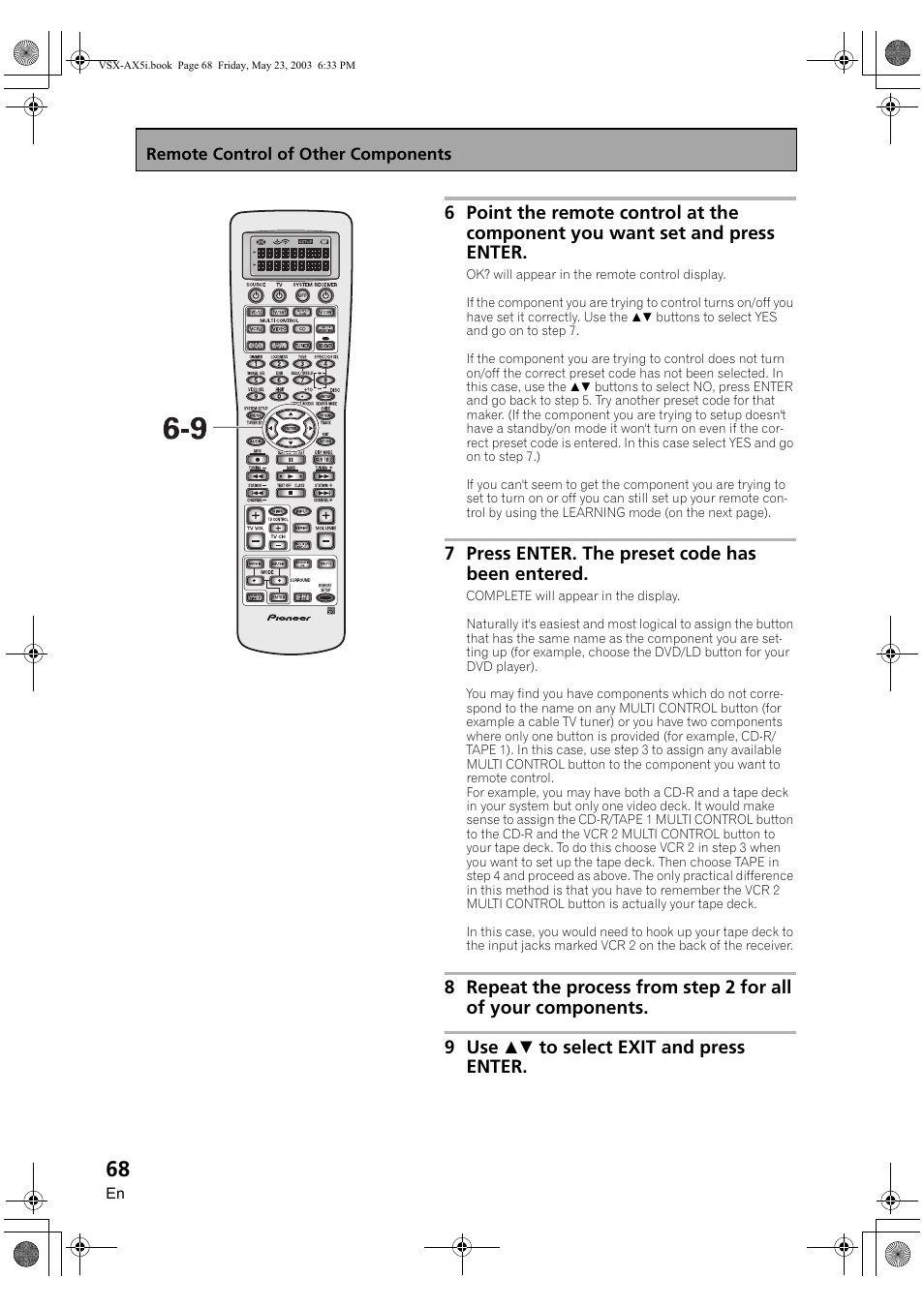 Pioneer VSX-AX5i-G User Manual | Page 68 / 120