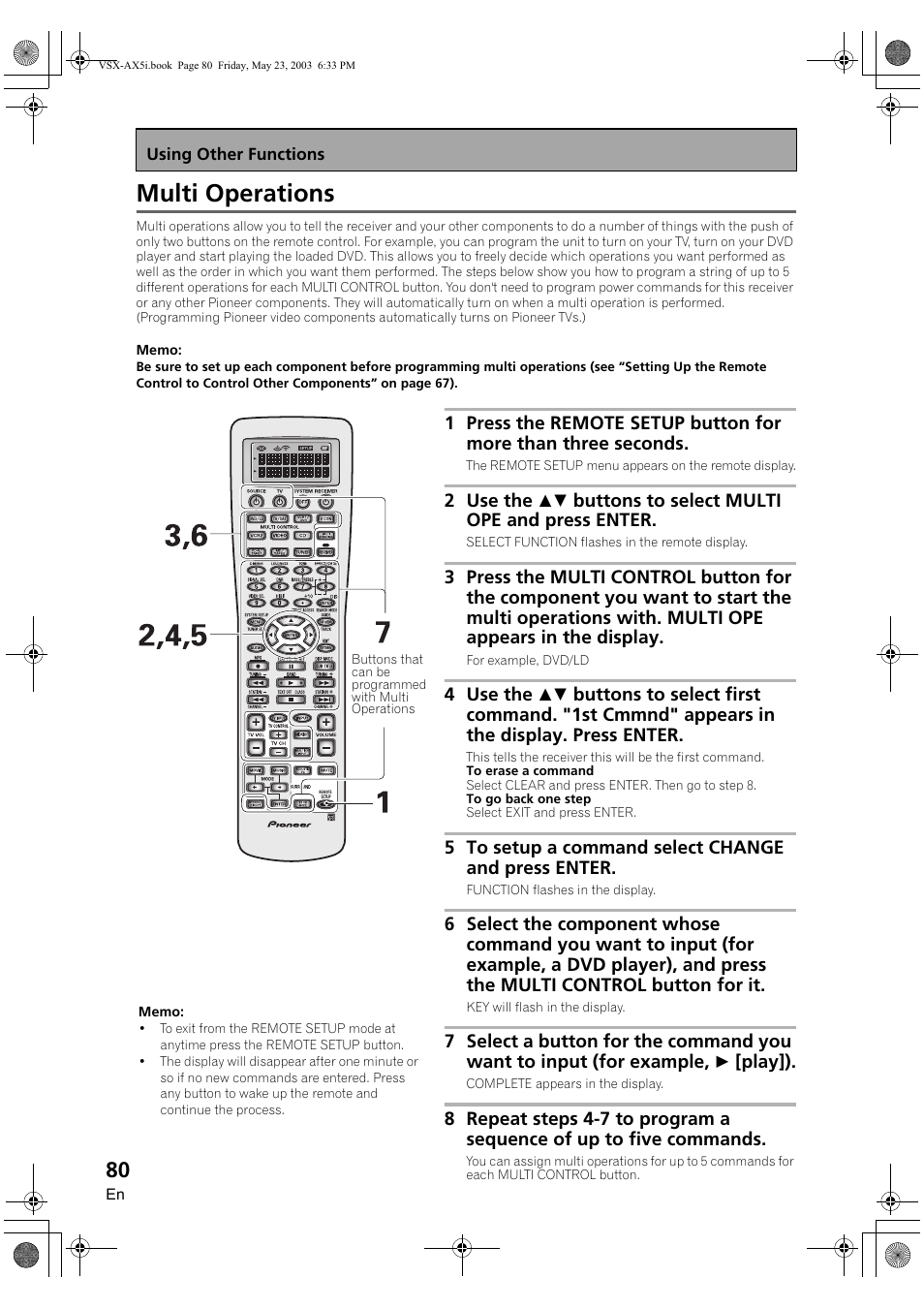 Multi operations | Pioneer VSX-AX5i-G User Manual | Page 80 / 120