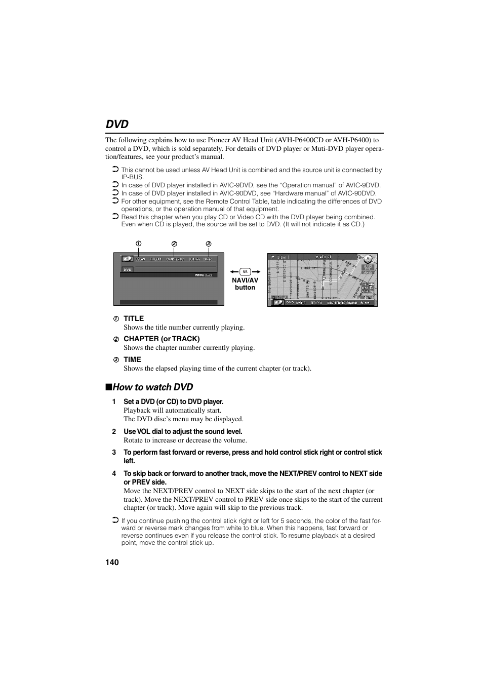 How to watch dvd | Pioneer CNDV-20 User Manual | Page 142 / 200