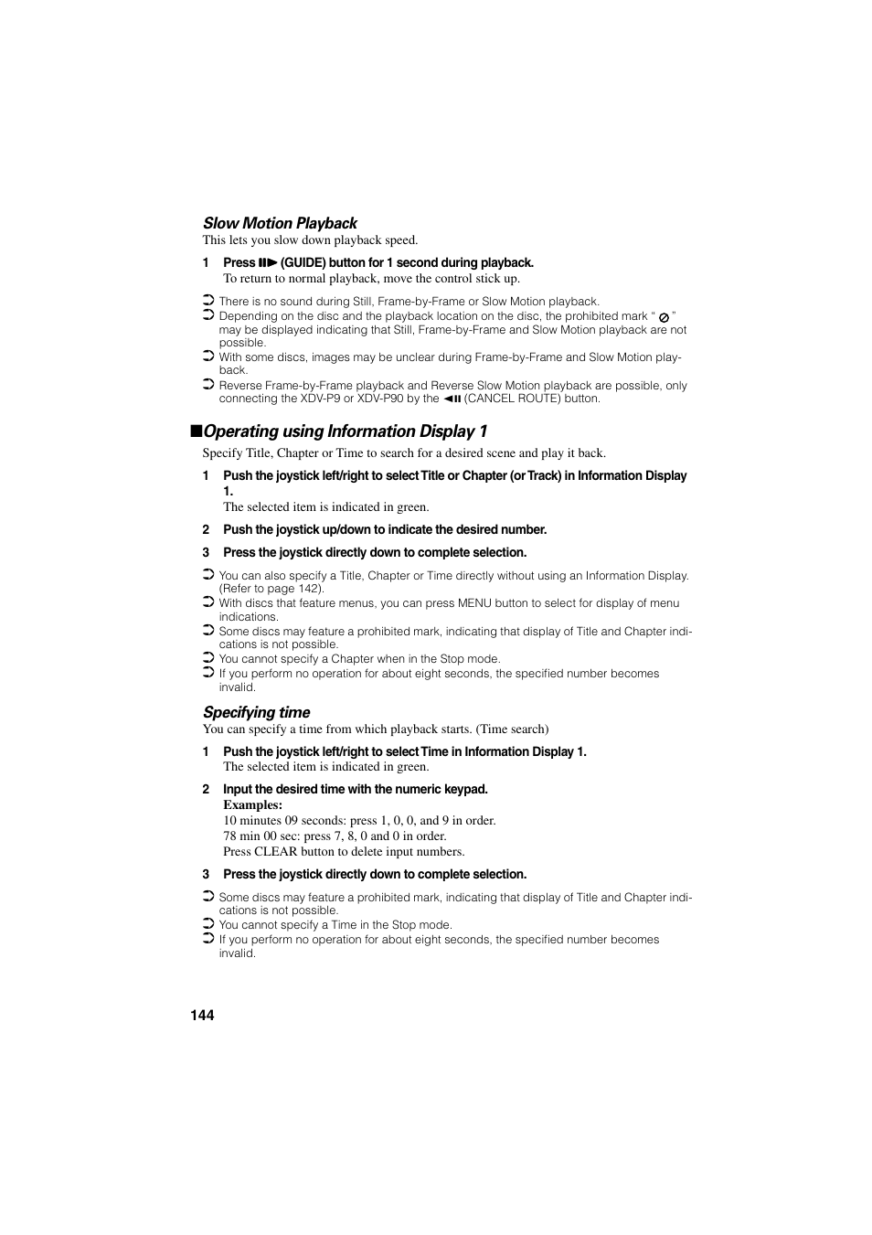 Operating using information display 1 | Pioneer CNDV-20 User Manual | Page 146 / 200