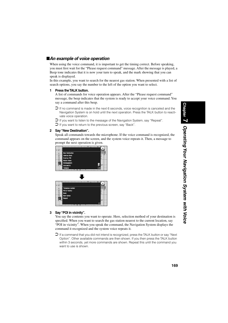 An example of voice operation | Pioneer CNDV-20 User Manual | Page 171 / 200