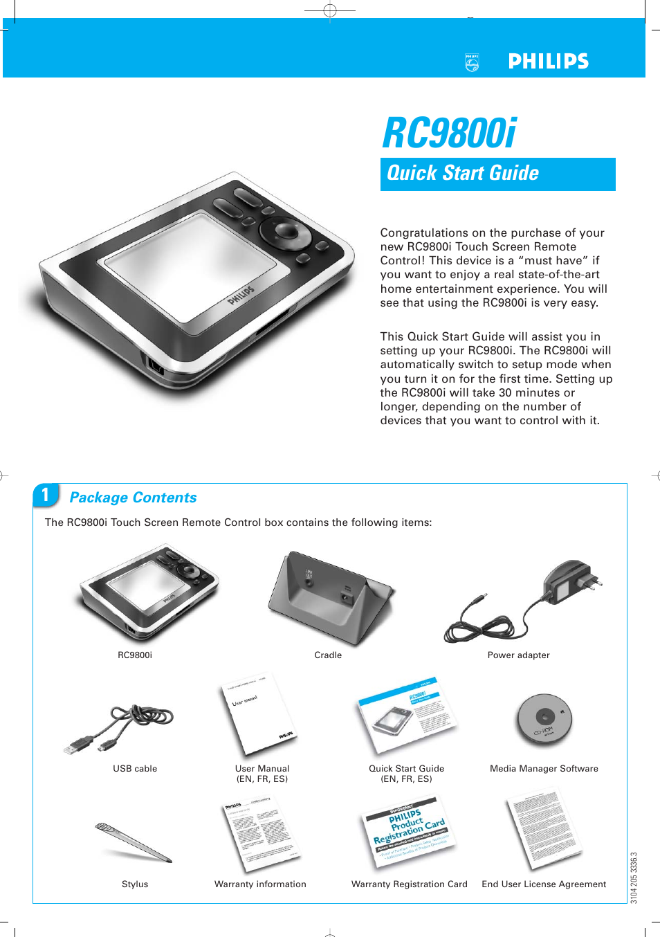 Philips RC9800i User Manual | 6 pages