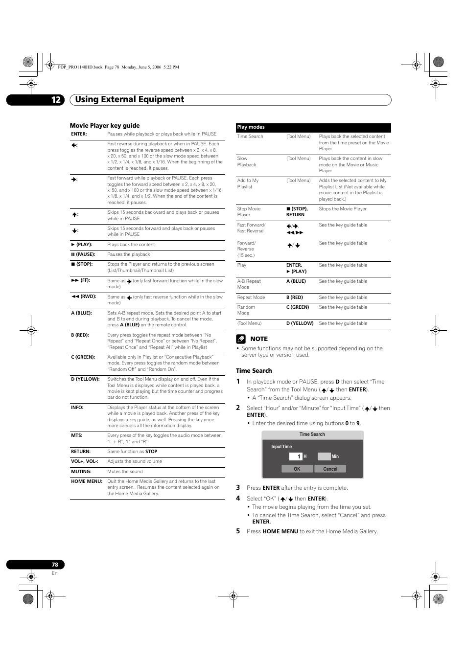 Using external equipment 12 | Pioneer Elite PureVision PRO 1140HD User Manual | Page 78 / 118