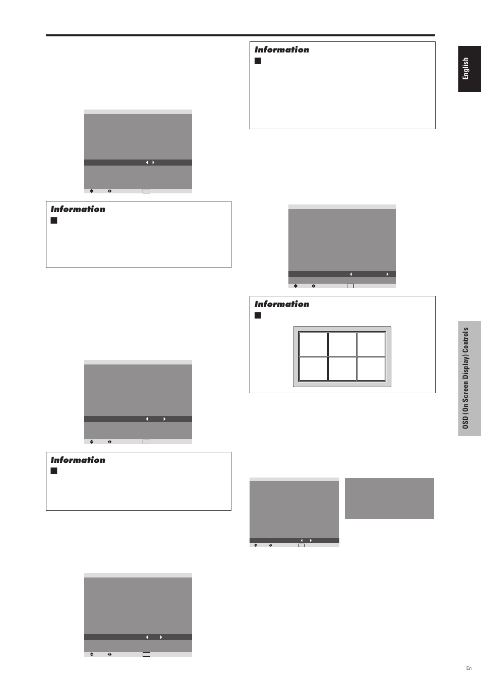 Information Ⅵ osd adjust settings | Pioneer PDP-6100HD User Manual | Page 28 / 110