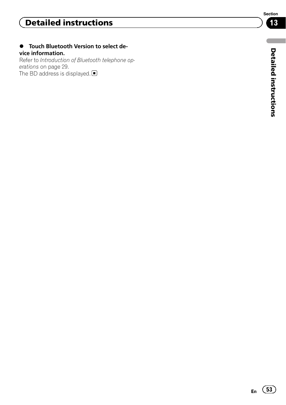 Detailed instructions | Pioneer AVH-P3200BT User Manual | Page 53 / 96