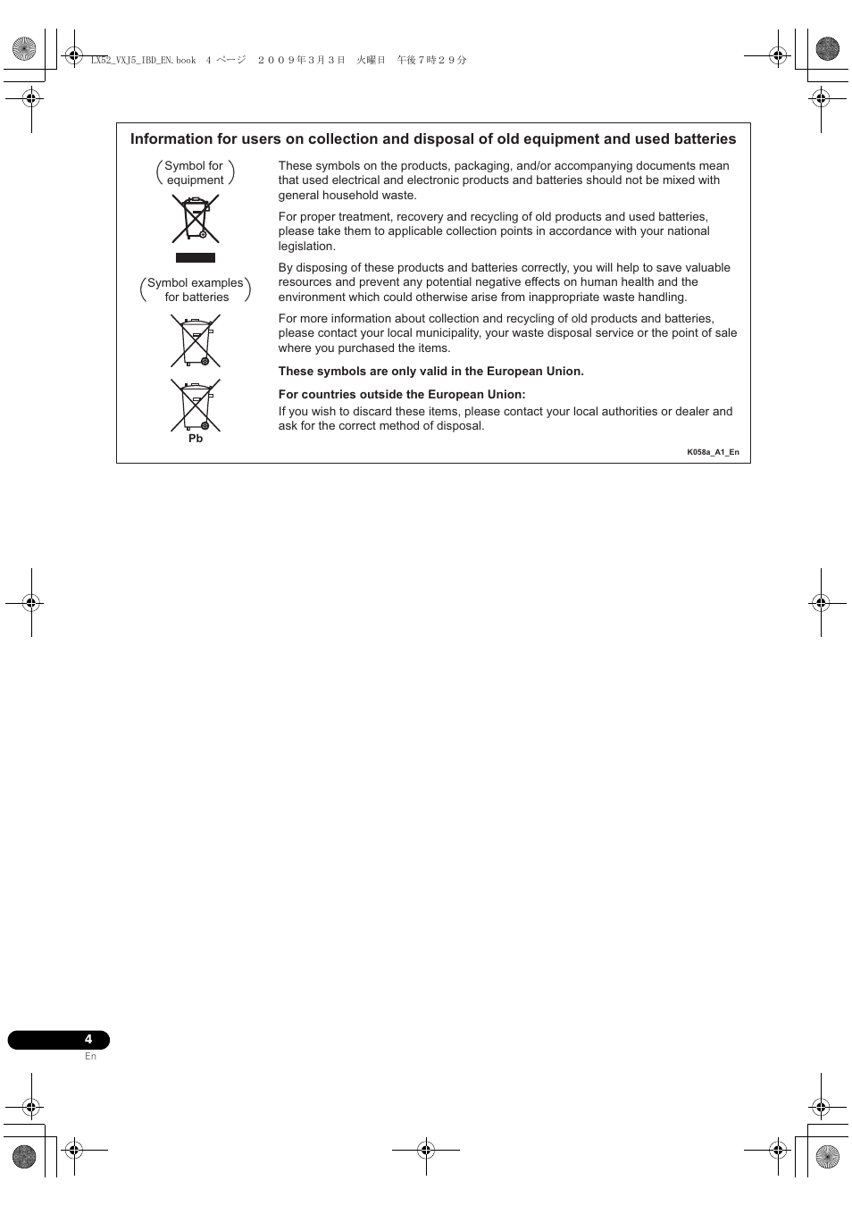 Pioneer BDP-LX52 User Manual | Page 4 / 64