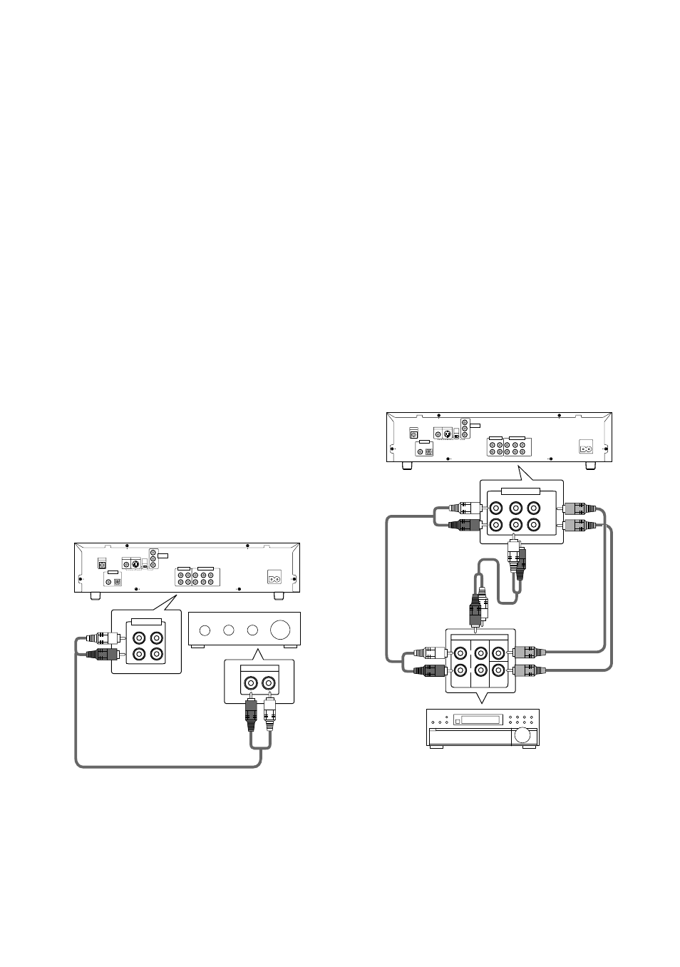 18 analog audio connection, 2 channel audio out, 1 channel audio out | Pioneer DV-C302D User Manual | Page 18 / 64