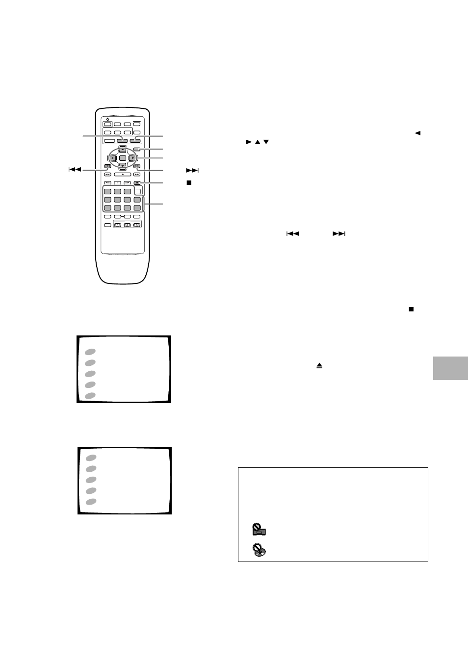 When a menu screen is displayed, Auto power on function, Getting st arted using your dvd pla yer | Pioneer DV-C302D User Manual | Page 25 / 64