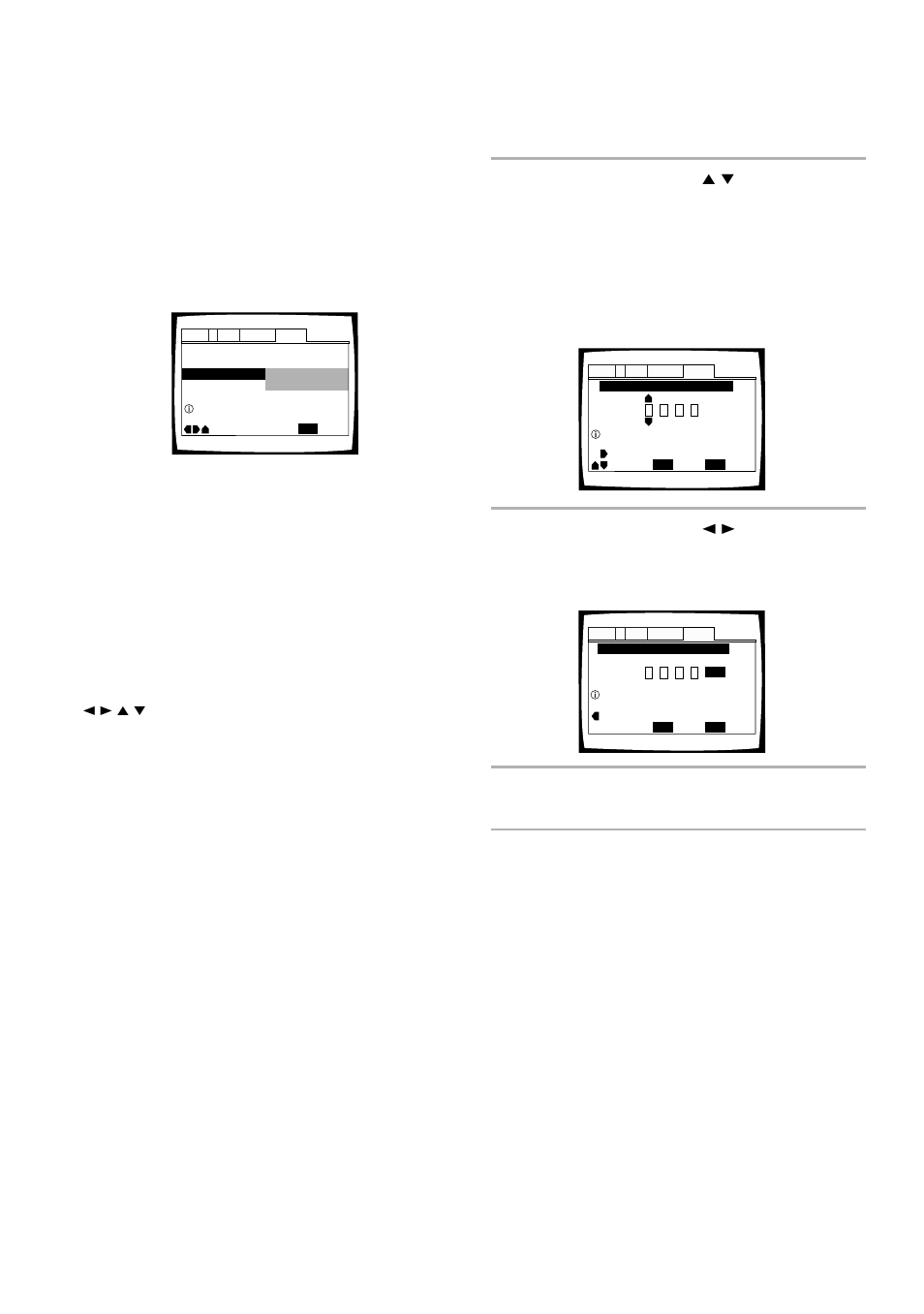 Setting the parental lock level, Entering the password, Press enter to set the new password | Pioneer DV-C302D User Manual | Page 48 / 64