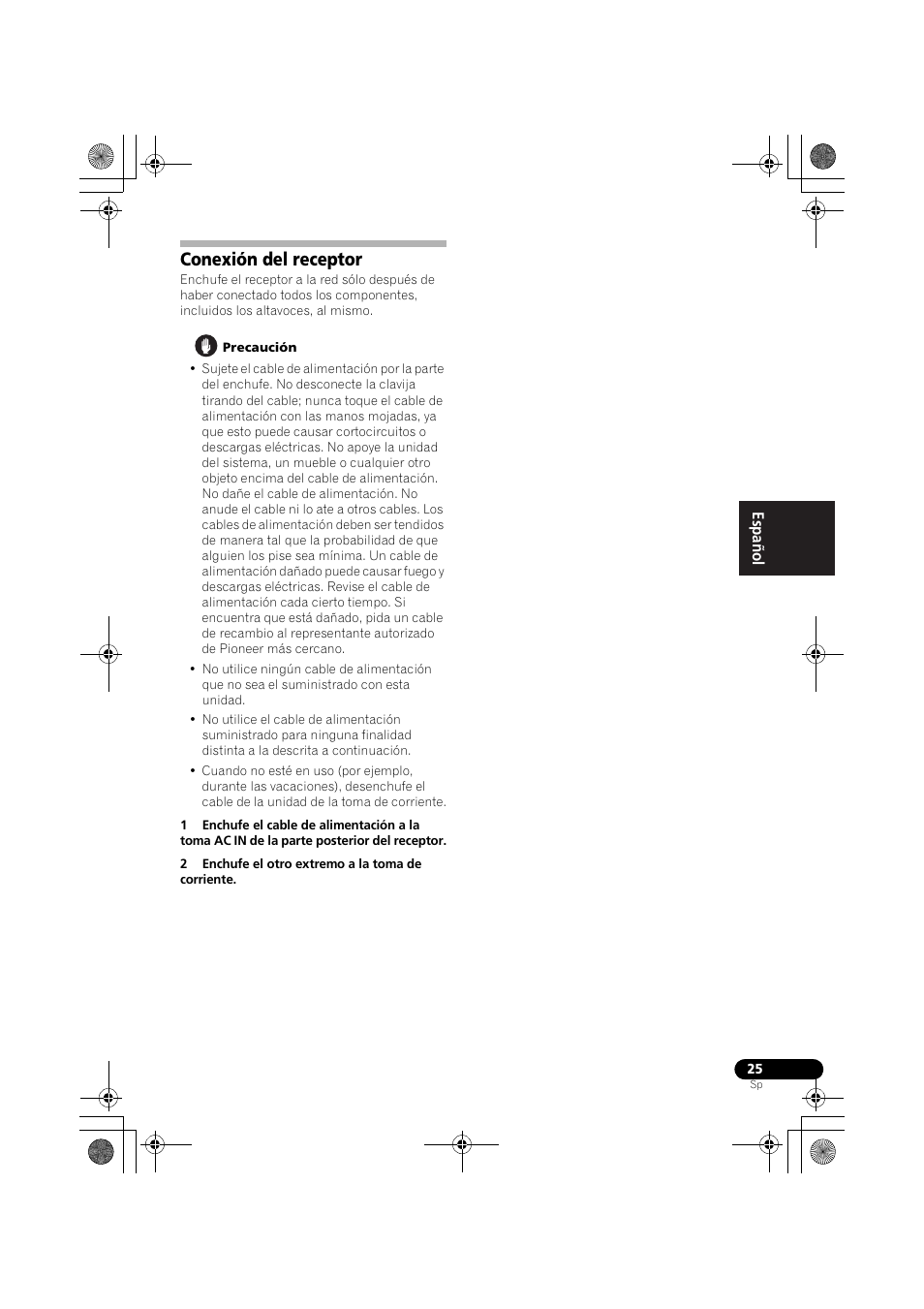 Conexión del receptor | Pioneer VSX-819H-S User Manual | Page 165 / 211