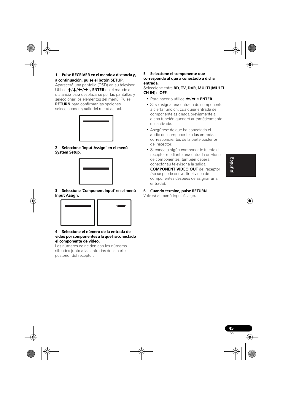 English español | Pioneer VSX-819H-S User Manual | Page 185 / 211