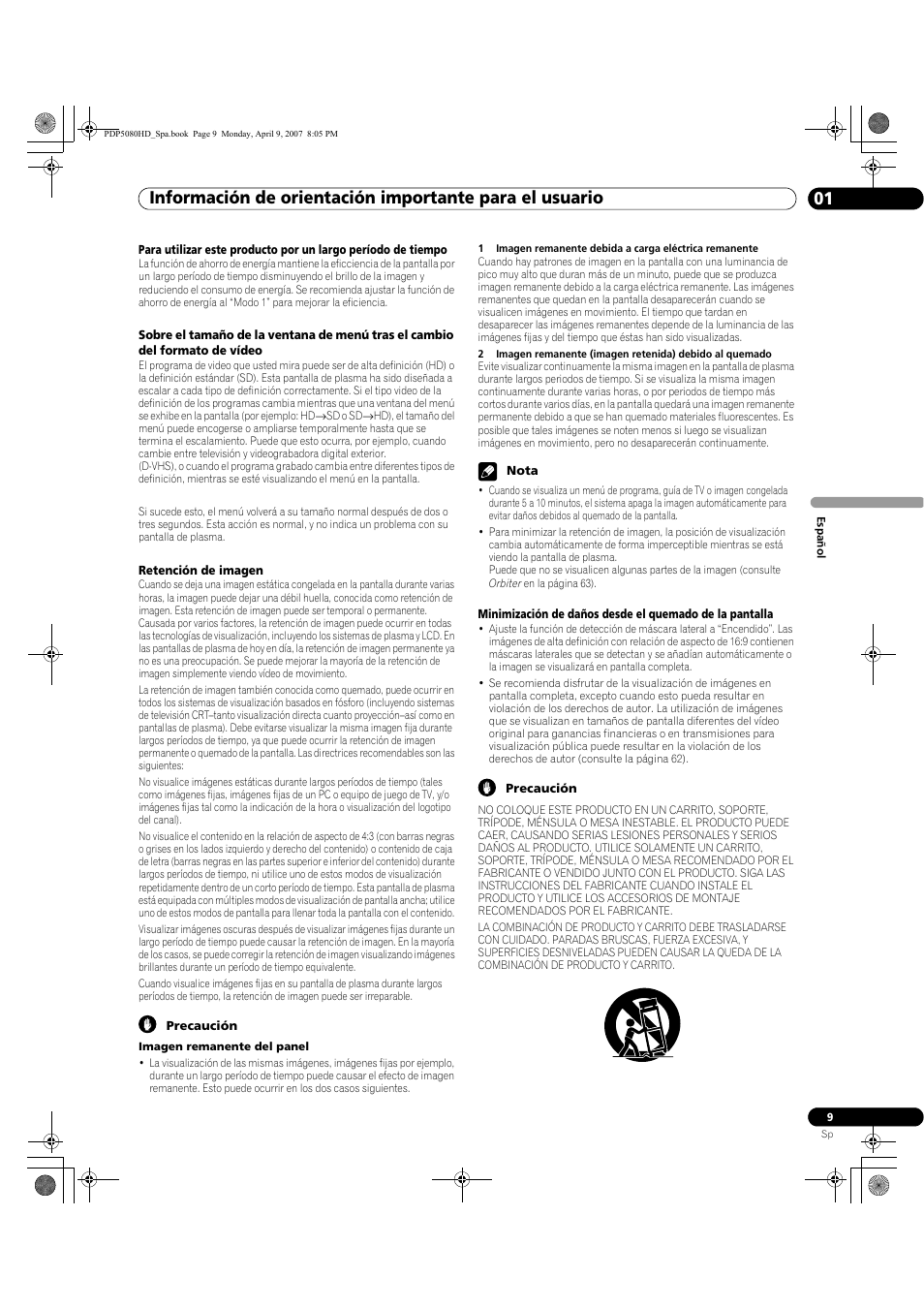 Pioneer PDP-5080HD User Manual | Page 201 / 285