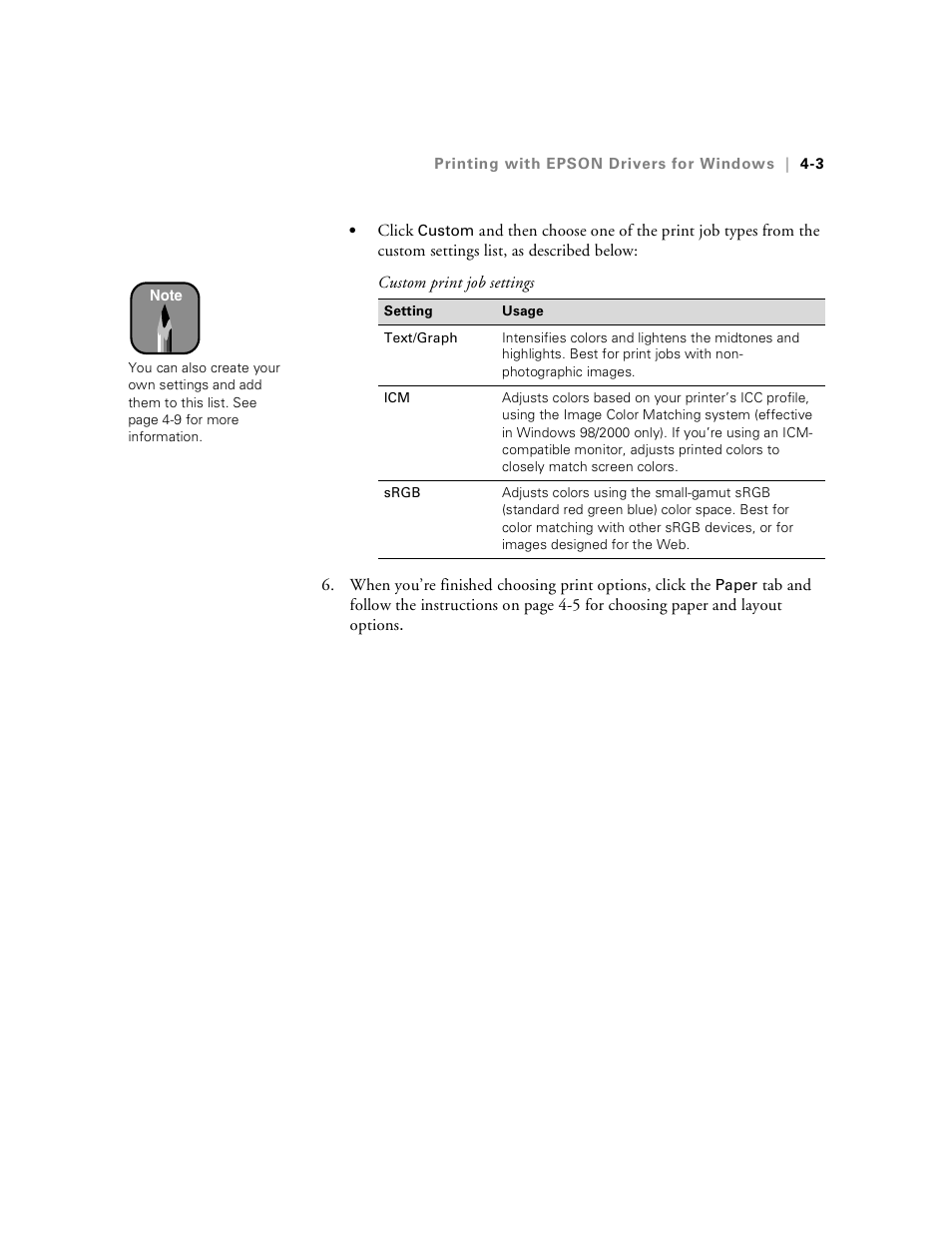 Epson Stylus Pro 7000 User Manual | Page 71 / 147