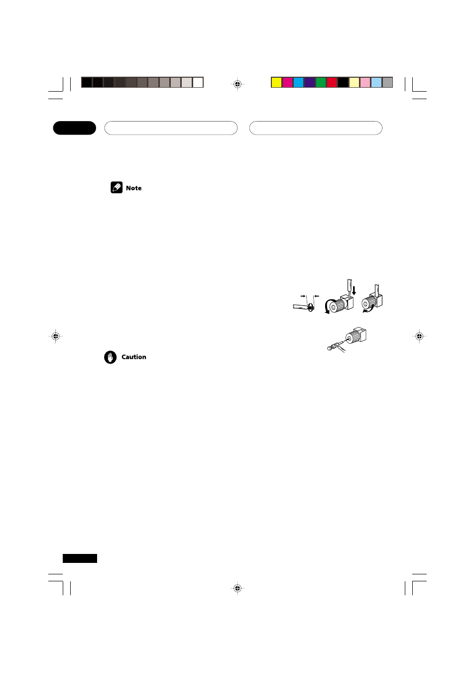 Connecting up 03, Hints on speaker placement, A and b speaker systems | Speaker terminals | Pioneer VSX-D811S User Manual | Page 22 / 76