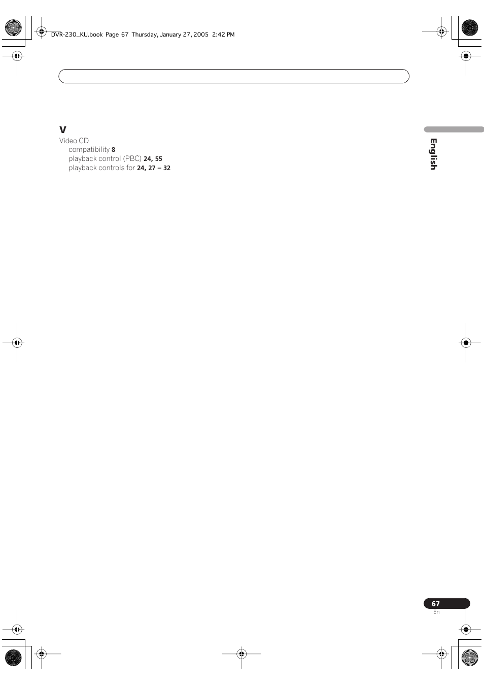 Pioneer DVR-233-S User Manual | Page 67 / 68