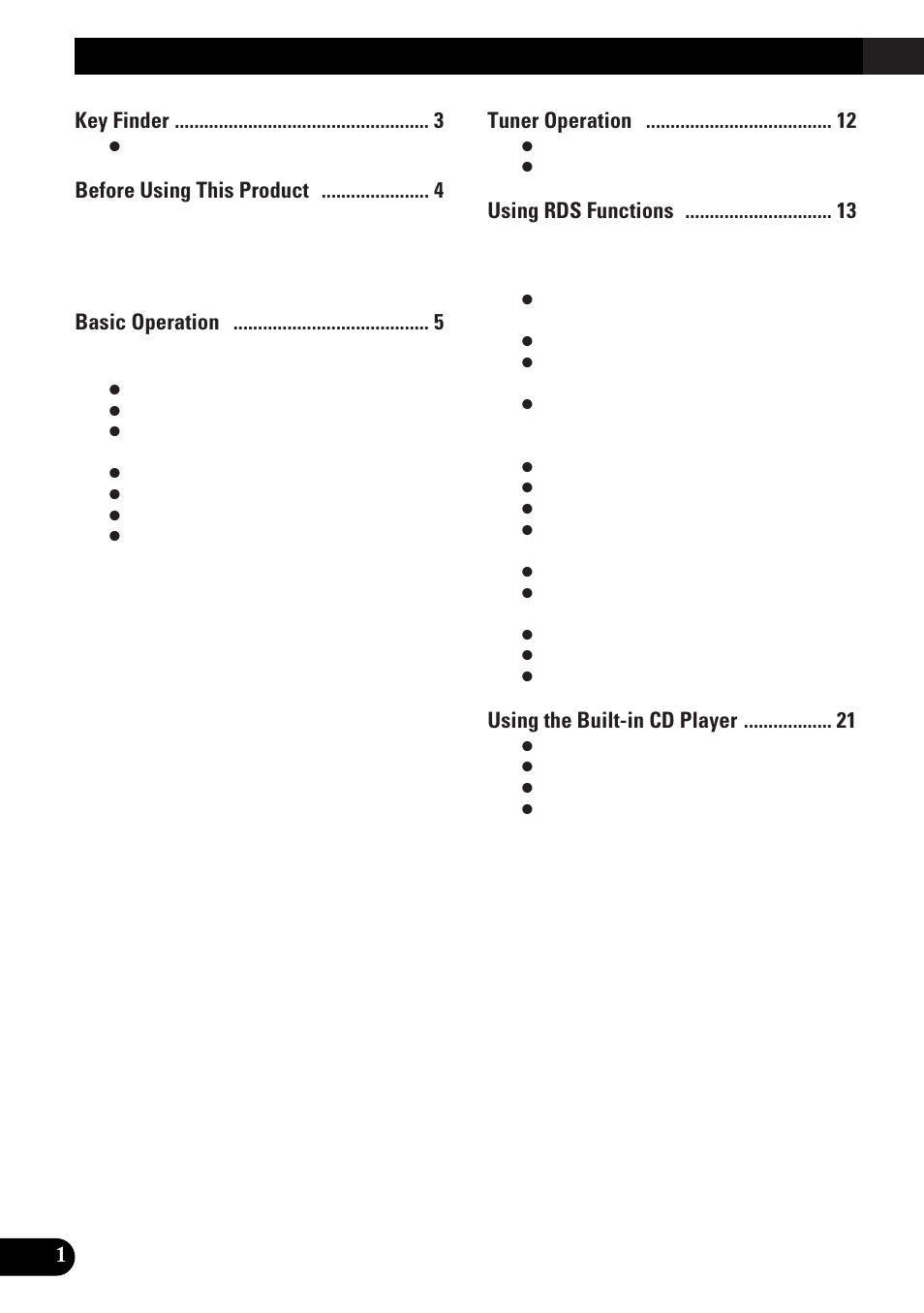 Pioneer DEH-3300R  EN User Manual | Page 2 / 116