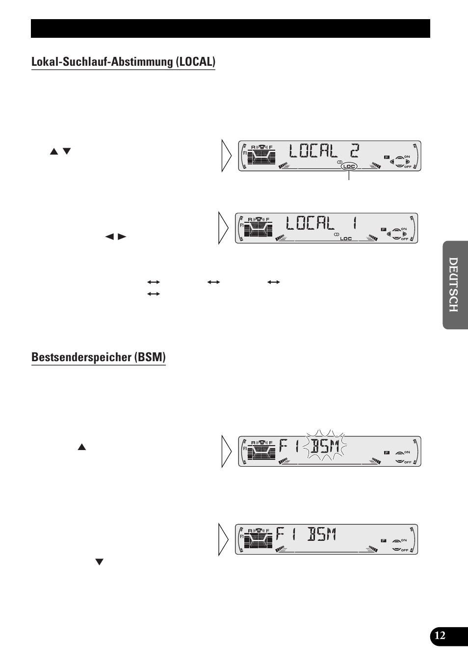 Tuner-betrieb | Pioneer DEH-3300R  EN User Manual | Page 89 / 116