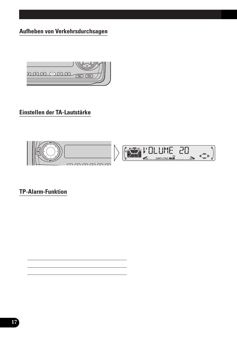 Pty-funktion, Pty-suchlauf, Pty-alarm | Aufheben von durchsagen, Pty-liste, A title (english), Gebrauch der rds-funktionen | Pioneer DEH-3300R  EN User Manual | Page 94 / 116