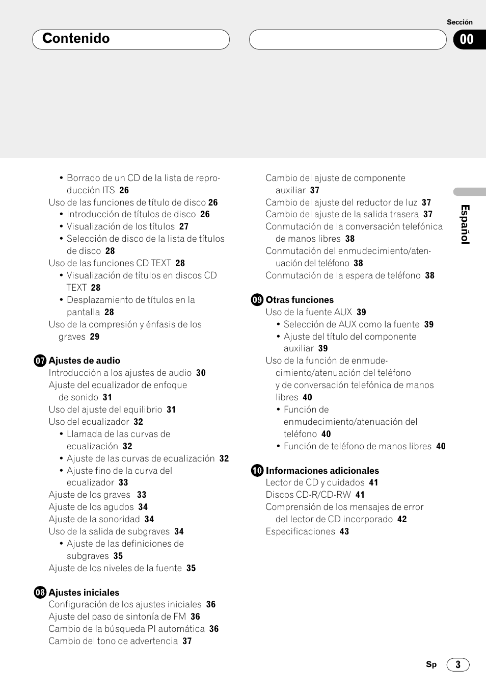 Pioneer DEH-P4400R  EN User Manual | Page 45 / 128