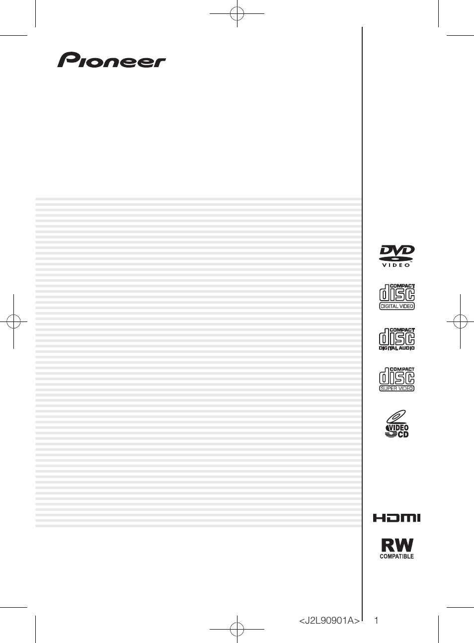 Pioneer DV-420V-S User Manual | 47 pages