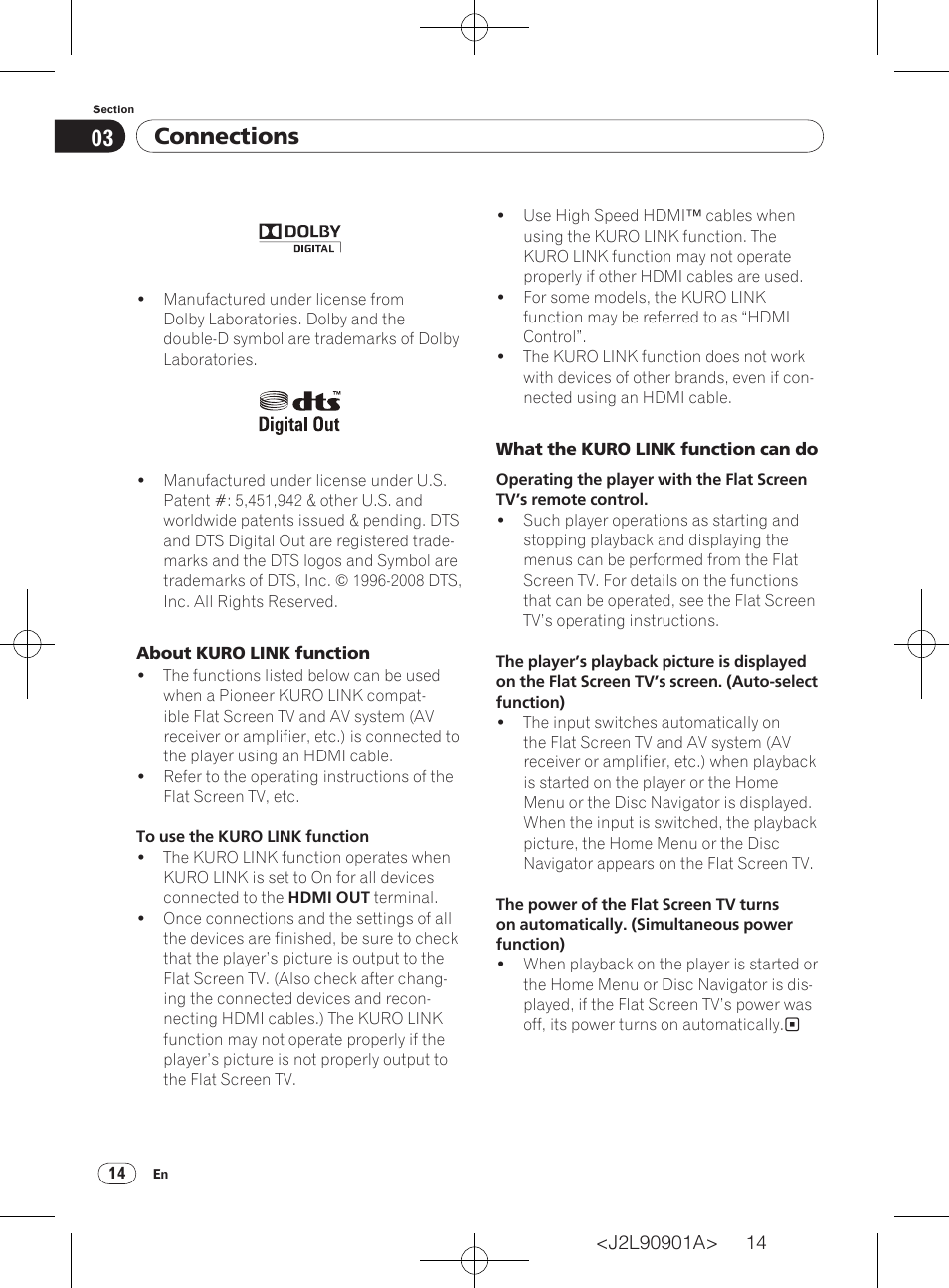 Connections | Pioneer DV-420V-S User Manual | Page 14 / 47